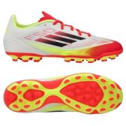 adidas F50 League 2G/3G AG Pure Victory - Fottøy Hvit/Svart/Gul