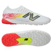 New Balance Furon V8 Elite TF Flash Point - Hvit/Rød/Sølv