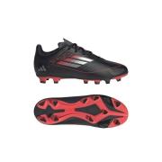 adidas F50 Club FxG Stealth Victory - Sort/Sølv/Lucid Red Barn