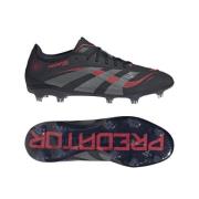 adidas Predator Pro FG Stealth Victory - Sort/Grå/Lucid Red