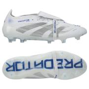 adidas Predator Elite Fold-over Tongue FG Polar Victory - Hvit/Sølv/Bl...