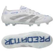 adidas Predator Elite FG Polar Victory - Fottøy Hvit/Sølv Metallisk/Bl...