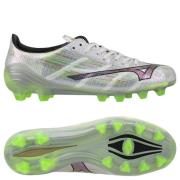 Mizuno Alpha II Elite FG/AG - Hvit/Silver Iridescent/Sort