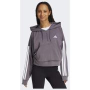 Adidas Essentials 3-Stripes French Terry Quarter-Zip Hoodie