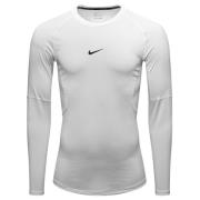 Nike Pro Baselayer Dri-FIT - Hvit/Svart Langermet