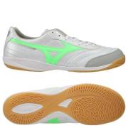 Mizuno Morelia Sala Pro IN Frontier - Hvit/Neon Grønn/Sølv