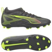 PUMA Ultra 5 Match FG/AG Audacity - Matte Aged Sølv/Gul/Sølv Barn