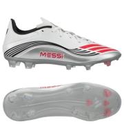 adidas F50 Messi League FG/AG Prestig10 - Fottøy Hvit/Lucid Red/Sølv M...