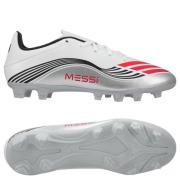 adidas F50 Messi Club FxG Prestig10 - Fottøy Hvit/Lucid Red/Sølv Metal...