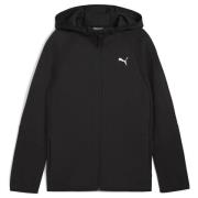 PUMA Hettegenser Evostripe Full Zip - Svart Barn