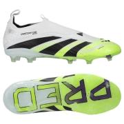 adidas Predator Elite Laceless FG Radiant Blaze - Fottøy Hvit/Svart/Lu...