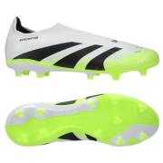 adidas Predator League Laceless FG/AG Radiant Blaze - Fottøy Hvit/Svar...