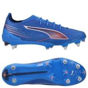 PUMA Ultra 6 Ultimate SG Untamed - Ultra Blue/PUMA White/Glødende rød