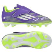 adidas F50 Club Borrelås FxG Radiant Blaze - Lilla/Fottøy Hvit/Lucid S...
