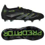 adidas Predator Pro FG Electric Stealth - Svart/Grå/Lucid Sitron