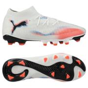 PUMA Future 8 Pro FG/AG Untamed - PUMA White/PUMA Svart/Glødende rød K...