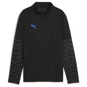PUMA Treningsskjorte IndividualCUP 1/4 glidelås - PUMA Svart/Ultra Blu...