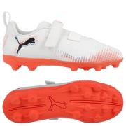 PUMA Future 8 Play Borrelås FG/AG Untamed - PUMA White/PUMA Svart/Glød...