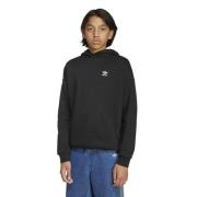 adidas Originals Hettegenser Fleece Loose Fit - Svart/Hvit Barn