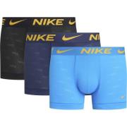 Nike Boksere Dri-FIT Advanced Micro 3-Pakke - Blå/Navy/Svart