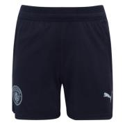 Manchester City Treningsshorts - PUMA Svart/Puma Sølv Barn