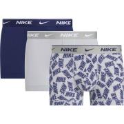Nike Boksere Everyday Cotton Stretch 3-Pakke - Grå/Obsidian/Hvit