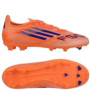adidas F50 League FG/AG  Blaze - Oransje/Lucid Blue/Fottøy Hvit Barn