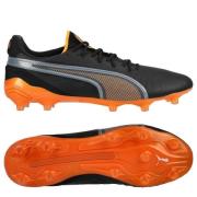 PUMA King Ultimate FG/AG Hot Pursuit - PUMA Svart/Varmebrann/Puma Sølv