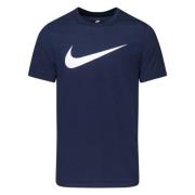Nike T-skjorte NSW Icon Swoosh - Navy/Hvit