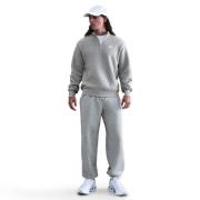 Nike Genser Club 1/2 Zip Fleece - Mørkegrå/Hvit