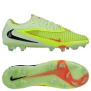 Nike Phantom 6 Elite Low Cut FG Max Voltage - Gønn/Svart/Hyper Crimson