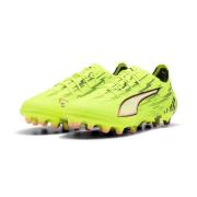 PUMA Ultra 6 Ultimate AG Unleashed - Gul/PUMA Svart/Glødende rød/Lime ...
