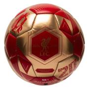 Liverpool Mini Fotball Champions - rød/Gull