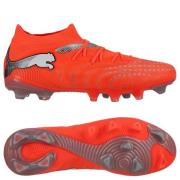 PUMA Future 9 Match FG/AG Unleashed - Glødende rød/PUMA White/PUMA Sva...
