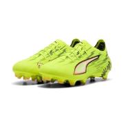 PUMA Ultra 6 Ultimate FG Unleashed - Gul/PUMA Svart/Glødende rød/Lime ...