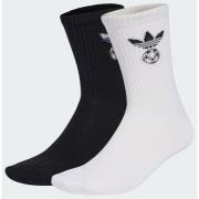 Adidas Originals FOOTBALL EMBROIDERED CREW SOCKS 2 PAIRS