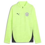 Manchester City Treningsskjorte 1/4 glidelås - Fizzy Apple/Lilla Barn