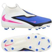 Nike Phantom 6 Academy High Cut MG Attack - Blå/Rosa/Hvit Barn