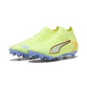 PUMA Ultra 6 Match + FG/AG Light Up - Grønn/Isblå/Intense Lavender Kvi...