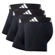 adidas Boksere Active Flex Cotton 3-Pakke - Svart