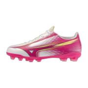 Mizuno Alpha III Select FG Blazing Flair - Hvit/Rosa Barn