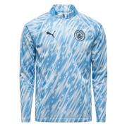 Manchester City Treningsskjorte Pre Match 1/4 glidelås - Sølv Barn