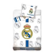 Real Madrid Sengesett 140 x 200 cm - Hvit