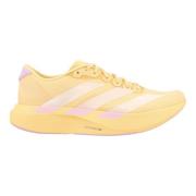 adidas Løpesko adizero Evo SL Woven - Gul/Metallisk sølv/Bliss Lilac K...