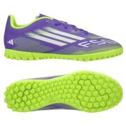 adidas F50 Club TF Radiant Blaze - Lilla/Fottøy Hvit/Sitron Barn