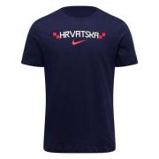 Kroatia T-skjorte Graphic World Cup 2026 - Obsidian/Hvit/Rød